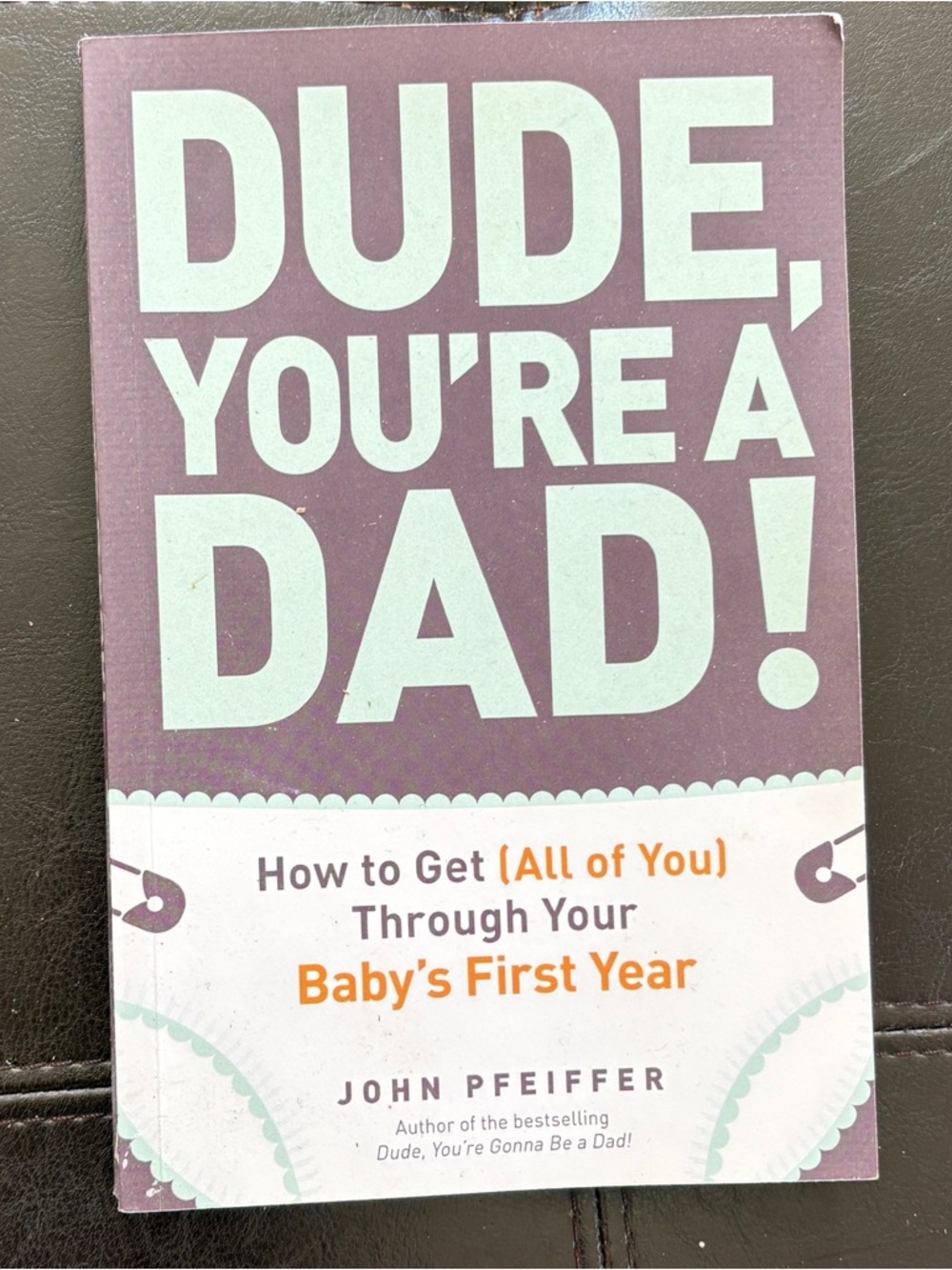 Dude You’re a Dad John Pfeiffer Paperback New Dad Parenting Book